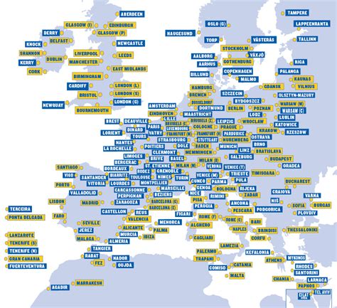 Ryanair Map | Gadgets 2018