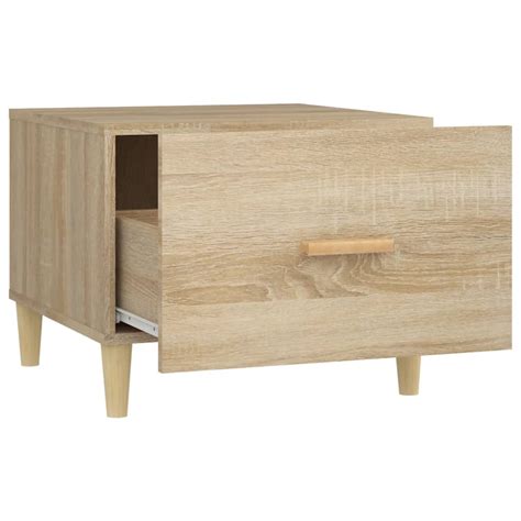 Gototop Table Basse Ch Ne Sonoma X X Cm Bois D Ing Nierie Haute