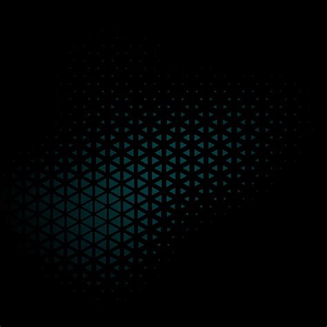 Amoled Dark Abstract Black Geometric Green Illumination Light