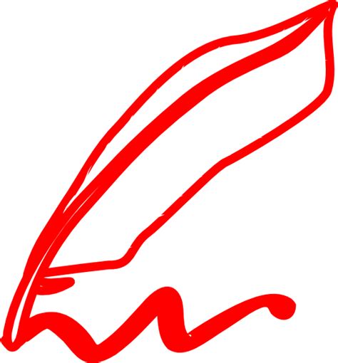 Red Pen Icon Clip Art At Vector Clip Art Online Royalty