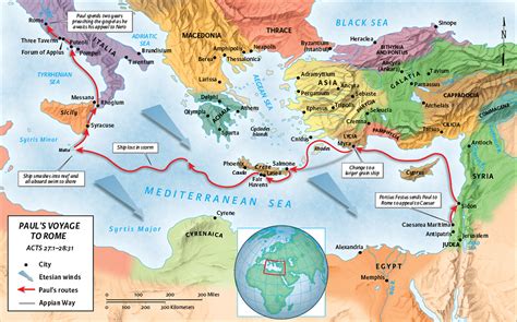 Pauls Voyage To Rome Csb Study Bible Commentary