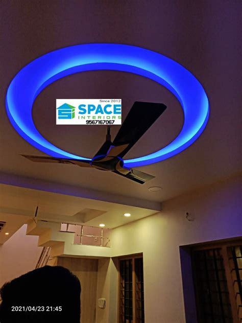 Space Interiors Gypsum False Ceiling Works In Kerala Trivandrum Call