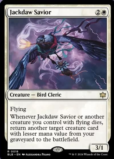 Jackdaw Savior From Bloomburrow Spoiler