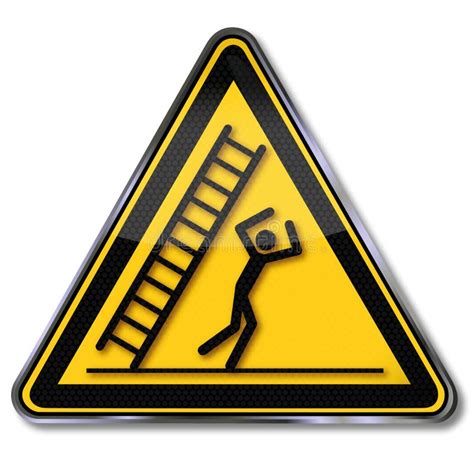 Falling Off Ladder Icon Stock Illustration Illustration Of Fail