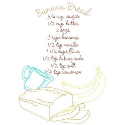 Banana Bread Machine Embroidery Design Embroidery Library At