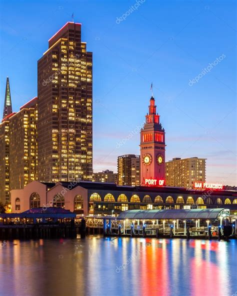 Embarcadero Towers and Ferry Building Stock Photo by ©nstanev 18871971