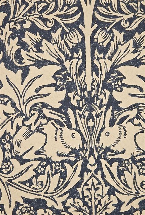 Brer Rabbit Wallpaper Rabbit Wallpaper William Morris Wallpaper