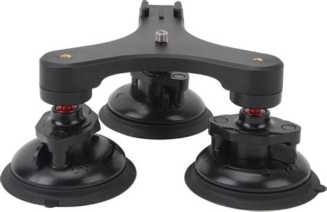 Action Camera Suction Cup Mount Triple Suction Cup Car Mount With