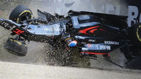 Fernando Alonso Somehow Escaped Death Today Following Absolutely Insane Formula One Crash Video