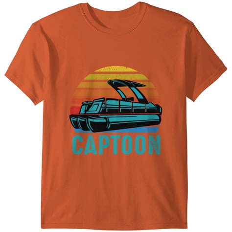 Captoon Pontoon Tritoon Captain Pontoon Boat T Shirt Starting At 1295