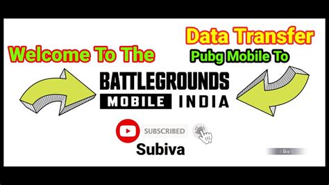 How To Data Transfer From Pubg Mobile To Battlegrounds Mobile India