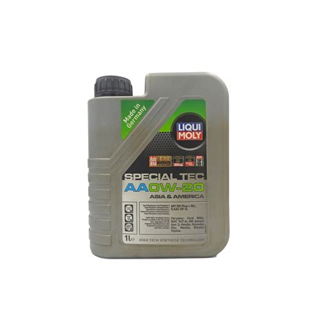 Liqui Moly Special Tec AA 0W20 Synthetic Engine Oil 1 Liter Shopee