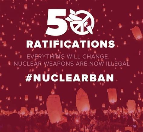 Treaty On The Prohibition Of Nuclear Weapons Enters Into Effect