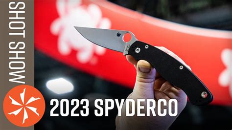 New Spyderco Knives At Shot Show 2023 Youtube