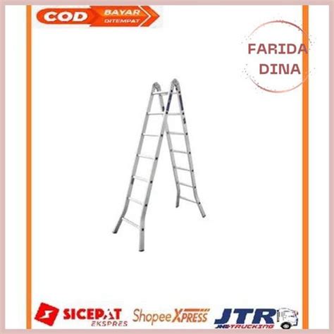 Jual Fixsteps Tangga Lipat Aluminium Two Joint 7 Step Kab Tangerang