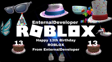 Roblox 13 Cake Item