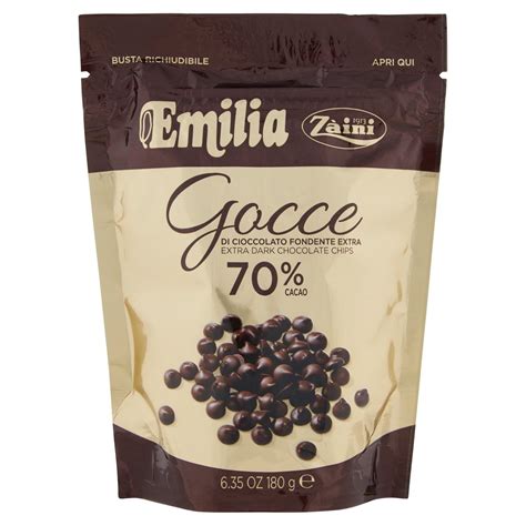 Gocce Di Cioccolato Fondente Al Zaini Gr L Ecommerce Secondo