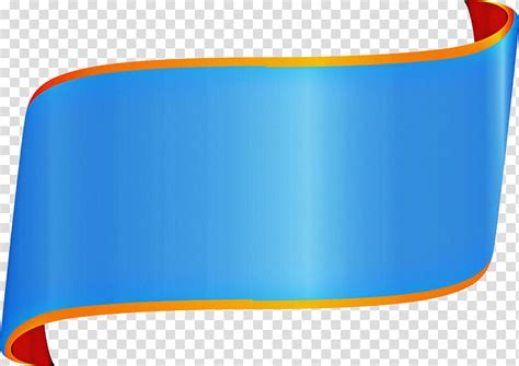 Ribbon S Ribbon Blue Orange Line Electric Blue Material Property