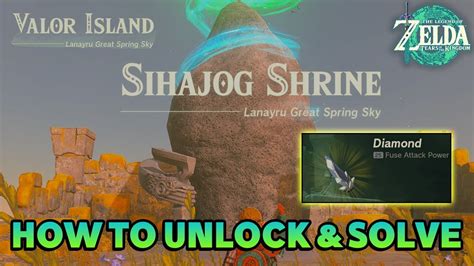 How To Unlock And Solve Sihajog Shrine Lanayru Great Spring Sky The