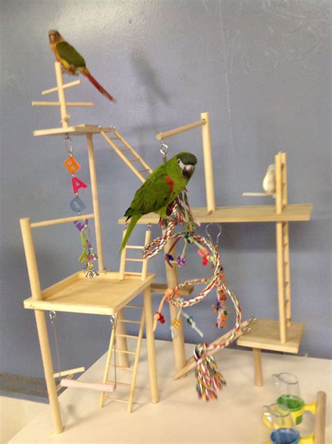 Home Made Bird Play Stand But I Want Mine Attached To A Base Best