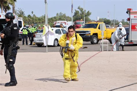 Realizan Simulacro En Ahome Sobre Fuga De Materiales Peligrosos