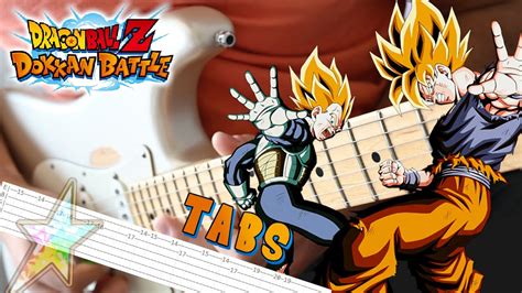 LR SSJ Goku Vegeta Morale Boost OST Guitar Lesson With TABS Dragon