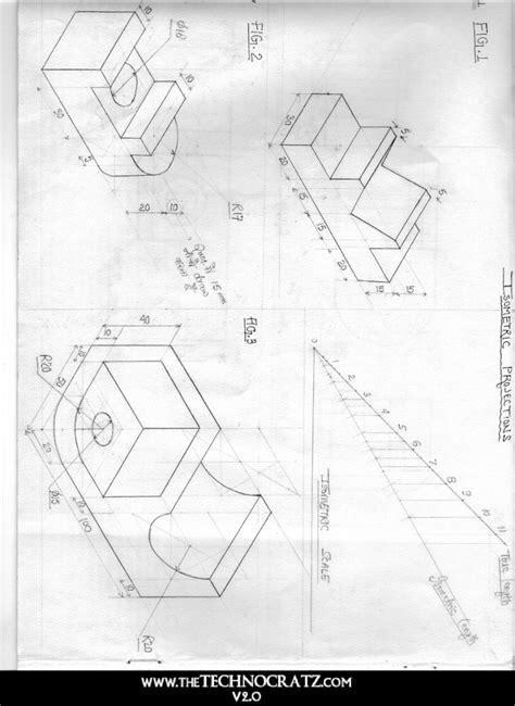 (PDF) Isometric projection - engineering drawing b.tech - DOKUMEN.TIPS