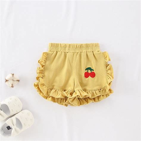 4 Kleuren Baby Meisjes Cherry Shorts Zomer Baby Ki Grandado