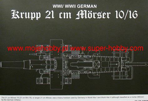 Krupp 21 Cm Morser 10 16 2 In 1 Model Do Sklejania Takom 2032