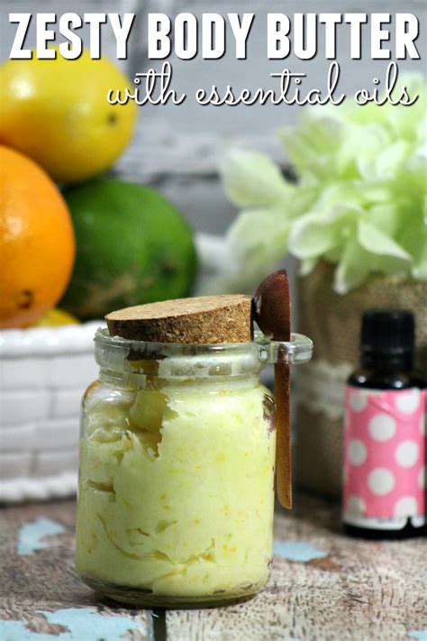 DIY Body Butter with Citrus Essential Oils - Happy Mothering