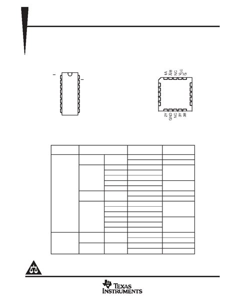 Sn Hc Nsr Datasheet Pages Ti Quadruple Line To Line Data