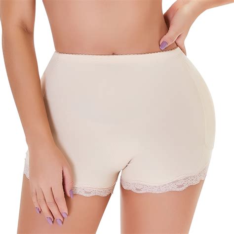 Homgro Women S Plus Size Removable Butt Pads Lace Booty Lifting Hip Dip