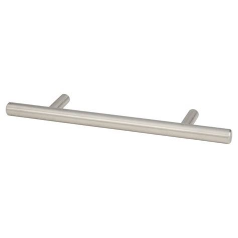 Altro 10mm Slim T Bar Cabinet Handle 96mm Centres Satin Stainless