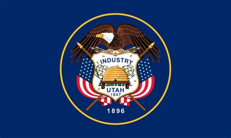 State Flag Of Utah Flagsbook