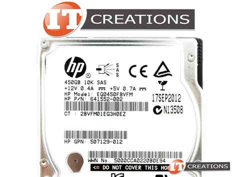 Refurbished Hp Seagate Gb K Rpm Sas Inch