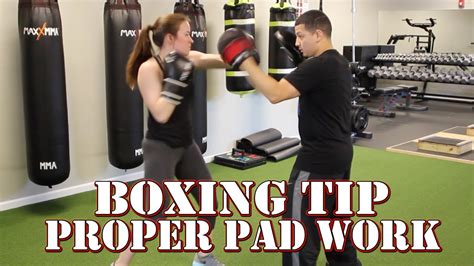 Boxing Tip Pad Work Drills Boxing For Beginners Youtube