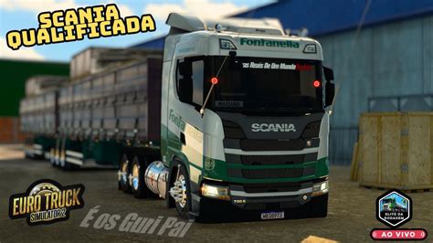 Live Onjogando Euro Truck Simulator Scania Qualificada Mapa Elite