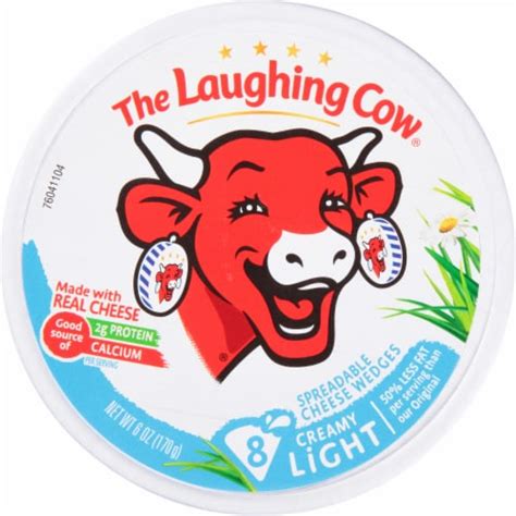 The Laughing Cow Creamy Light Cheese Spread, 8 ct / 6 oz - Kroger