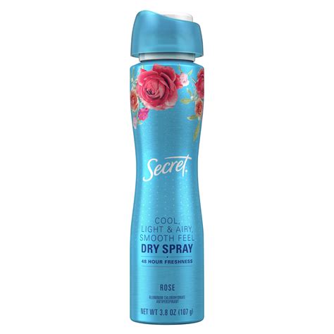 Ewg Skin Deep Secret Dry Spray Antiperspirant Rose Rating