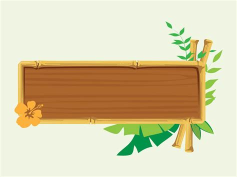 Wood Banner Vector at Vectorified.com | Collection of Wood Banner ...