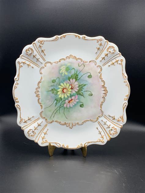 Vintage Hand Painted Plate Etsy In Painted Plates Hand