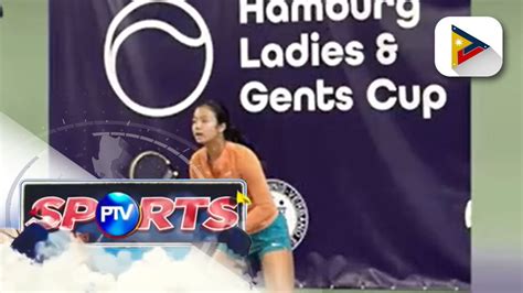 Tennis Eala Laglag Na Sa W60 Hamburg Video Dailymotion