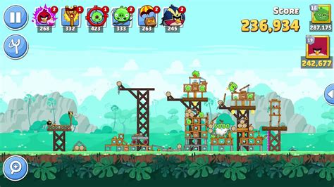 Angry Birds Friends Level 9 Tournament 1010 Three Stars No Power Up Walkthrough 2021 11 29 Youtube