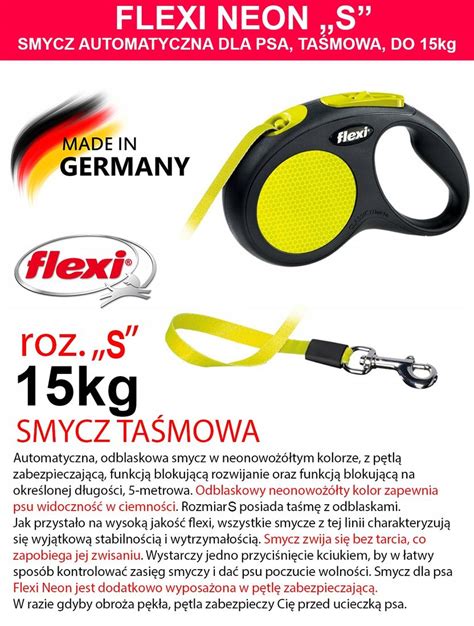 FLEXI NEON SMYCZ AUTOMATYCZNA DLA PSA TAŚMA S ERLI pl