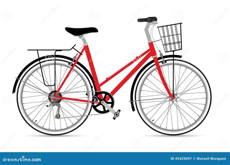 Vector Fijo Illustation De La Bicicleta Del Engranaje Ilustraci N Del