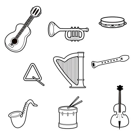 Top 81 Dibujos De Instrumentos Musicales Para Colorear Expoproveedorindustrial Mx