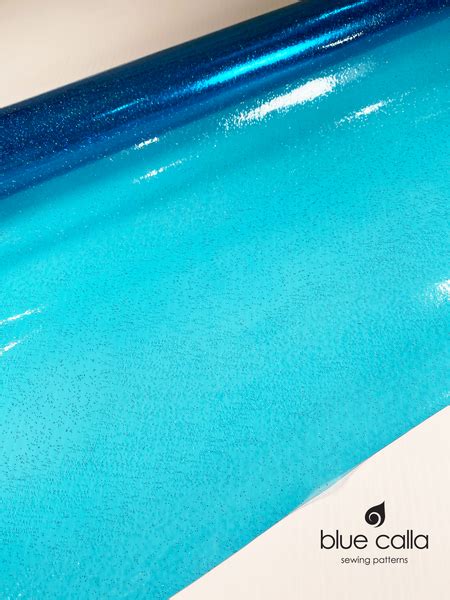 clearance printed clear vinyl  gauge confetti  blue blue