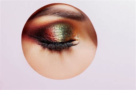 Maquillaje Brillante Del Ojo Ojos De Smokey Sombreador De Ojos