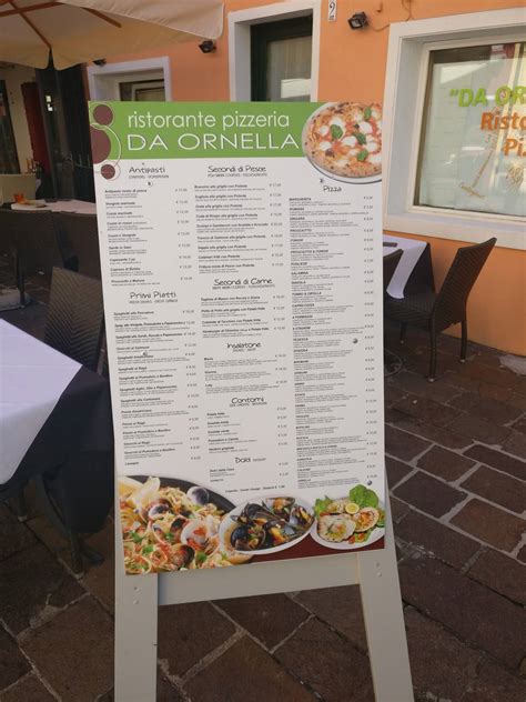 Menu At Bar Ristorante Da Ornella Caorle