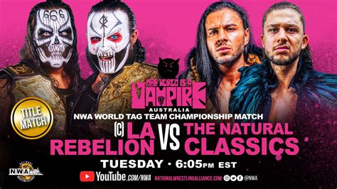 La Rebelion To Defend Nwa Tag Team Titles On 6 27 Nwa Powerrr Women S Tv Title Match Announced